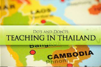 Teaching in Thailand: Do's and Donts