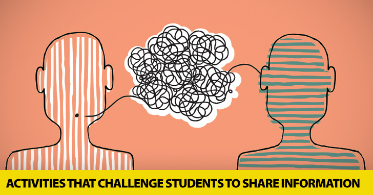 I Know Something You Dont: 3 Simple Activities That Challenge Students To Share Information