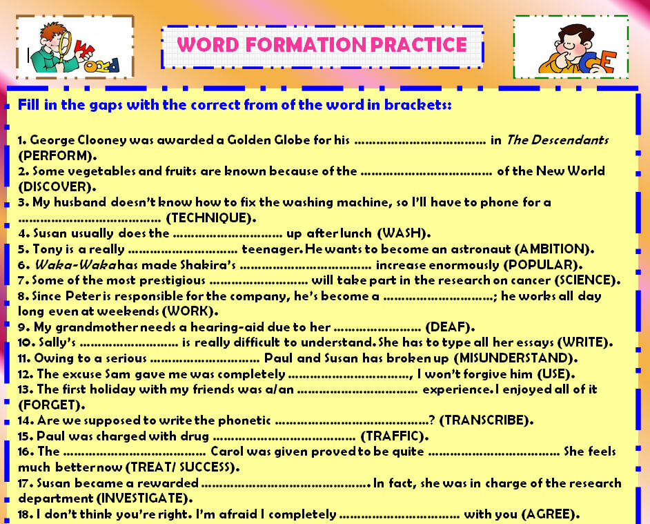 Word formation 4. Word formation английском языке Worksheet. Словообразование Worksheets. Word formation упражнения Worksheet. Word formation in English.