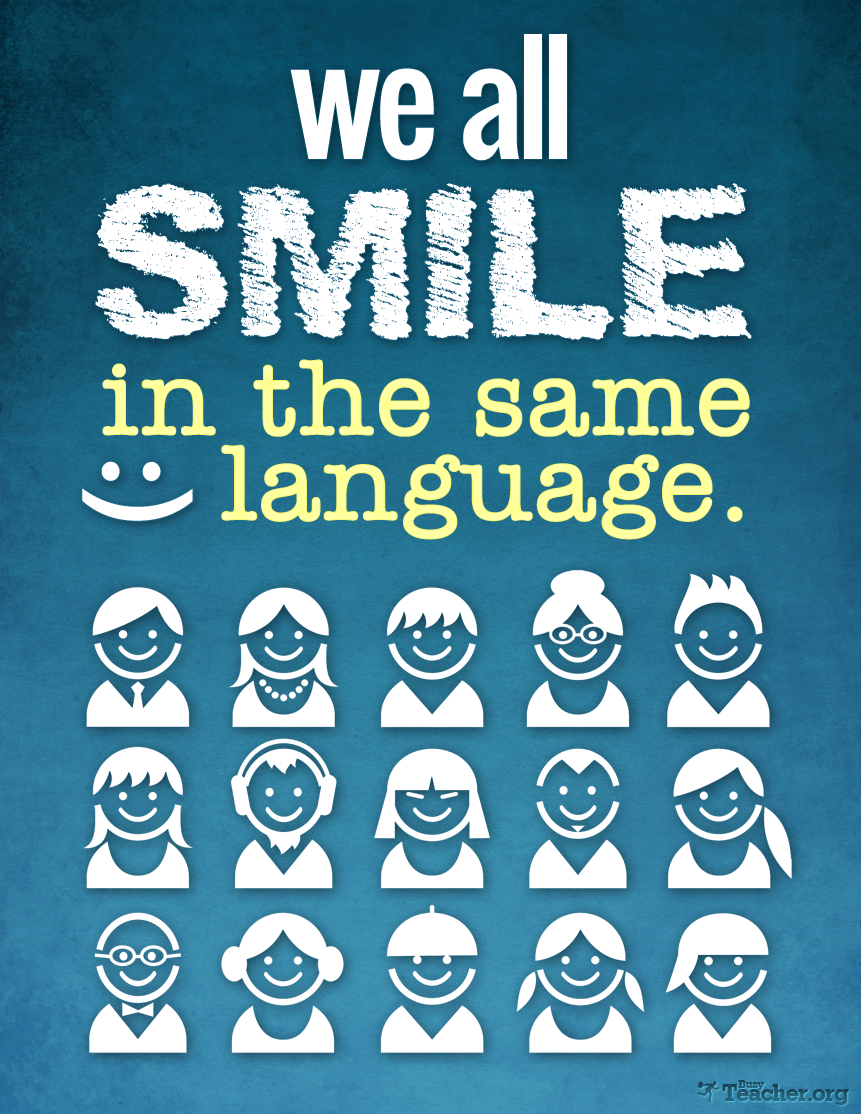 We All Smile In The Same Language: Poster
