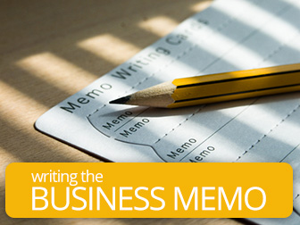 Beyond Tweeting: Writing the Business Memo