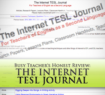 The Internet TESL Journal: BusyTeacher's Detailed Review