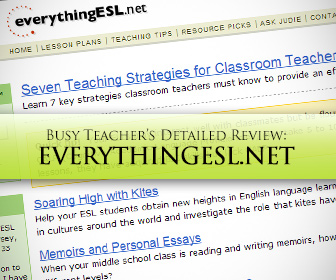 Everythingesl.net: BusyTeacher's Detailed Review