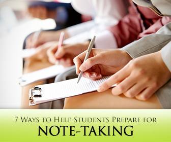 Note-Taking During Lectures: 7 Ways to Help Students Prepare