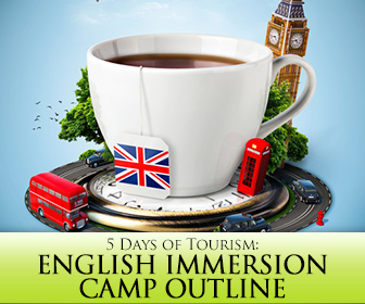 English Immersion Camp Outline: 5 Days of Tourism