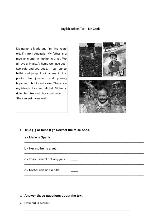 Тест 5 pdf. Test for 5 Grade. Test for 5 Grade in English. English Test for 5th Grade. Test for 2 Grade.