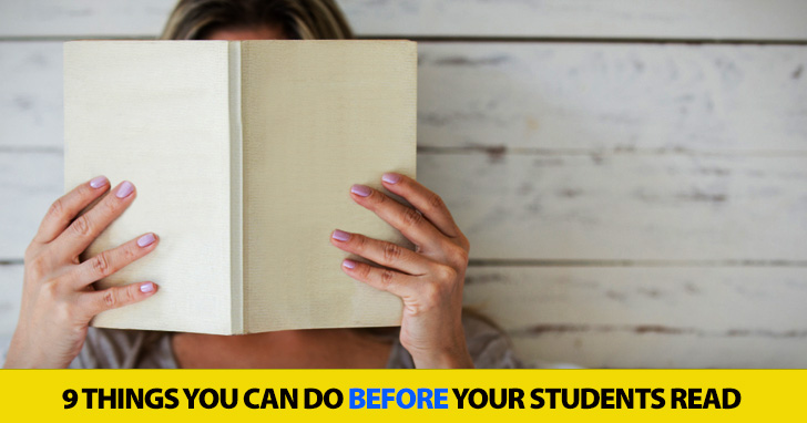 Getting Ready for Page One: 9 Things You Can Do Before Your Students Read