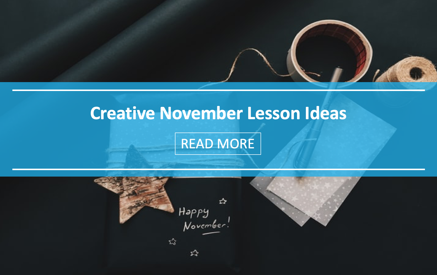 Creative November Lesson Ideas