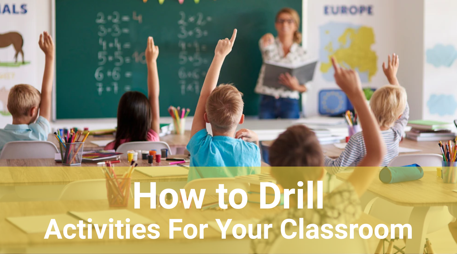 How to Drill: Drilling Activities for Your English Classroom