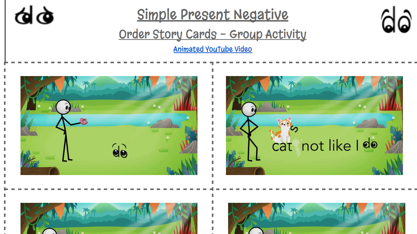 Simple present negative - Practice