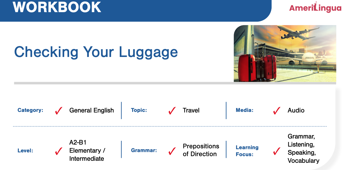 Checking Your Luggage | American English